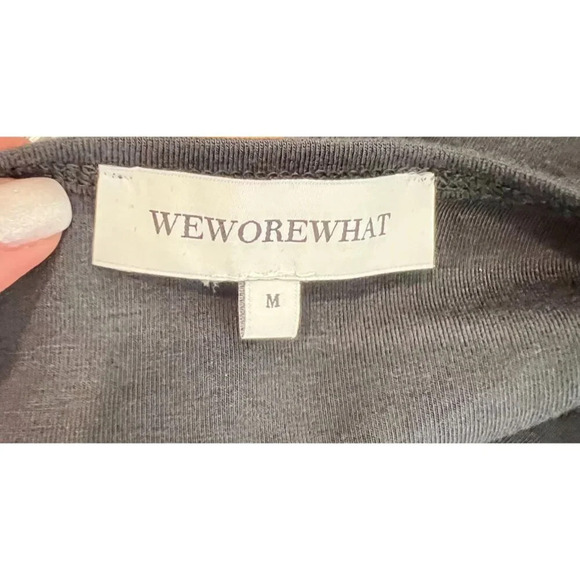 WeWoreWhat Sleeveless Bodysuit Revolve Black Bodysuit - Size M - Picture 4 of 6
